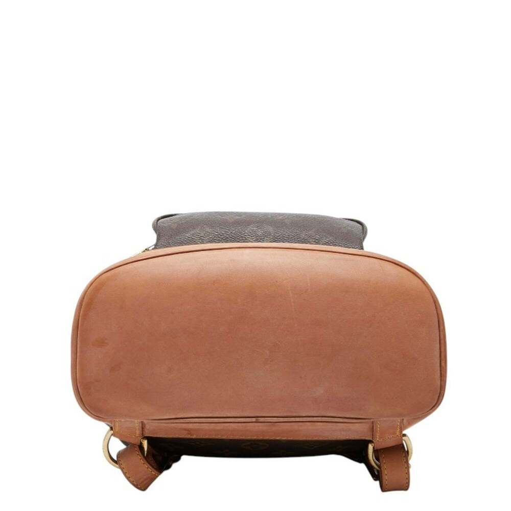 LOUIS VUITTON Brown Monogram Leather Backpack - Picture 3 of 12